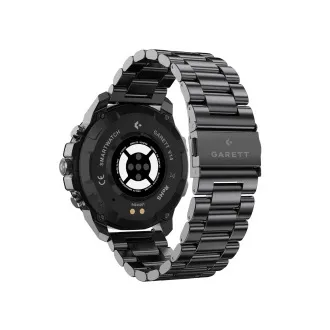 Garett Smartwatch V14 Schwarzer Stahl
