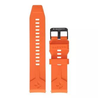 Garett Universalband 22 mm, orangefarbenes Silikon Garett Universalband 22 mm, orangefarbenes Silikon
