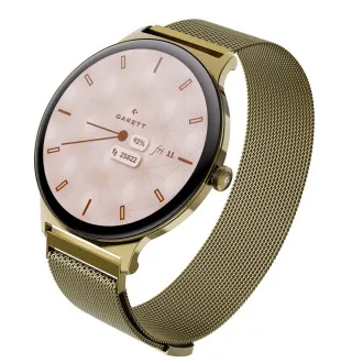 Garett Smartwatch Verona 2 gold MESH Stahl Garett Smartwatch Verona 2 gold MESH Stahl