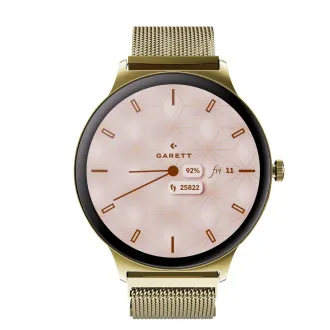 Garett Smartwatch Verona 2 gold MESH Stahl Garett Smartwatch Verona 2 gold MESH Stahl