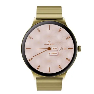 Garett Smartwatch Verona 2 gold SOLID Stahl