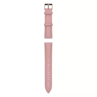 Garett Universalband 20 mm, rosa mit Goldschließe, Leder Garett Universalband 20 mm, rosa mit Goldschließe, Leder
