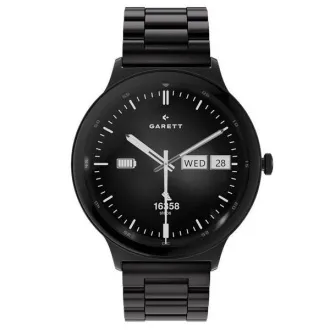 Garett Smartwatch Quantum Schwarzer Stahl Garett Smartwatch Quantum Schwarzer Stahl