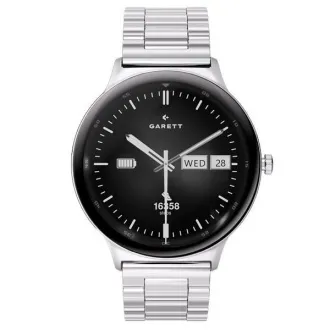 Garett Smartwatch Quantum Silber Stahl Garett Smartwatch Quantum Silber Stahl