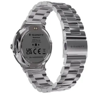 Garett Smartwatch Quantum Silber Stahl Garett Smartwatch Quantum Silber Stahl