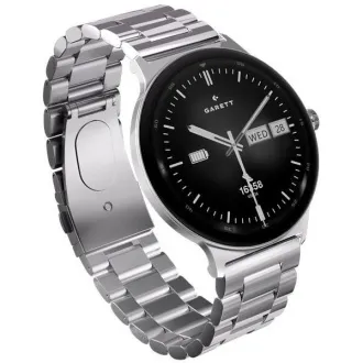 Garett Smartwatch Quantum Silber Stahl Garett Smartwatch Quantum Silber Stahl