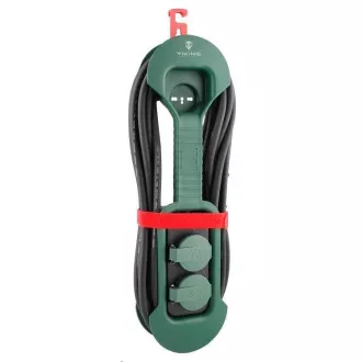 Viking Steckdosenverlängerung R280, 2x AC 230V, IP44, Länge 8 m