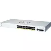 Cisco Switch CBS220-24FP-4G (24xGbE, 4xSFP, 24xPoE , 382W) - REFRESH