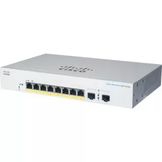 Cisco Switch CBS220-8FP-E-2G (8xGbE, 2xSFP, 8xPoE , 130W, lüfterlos) - REFRESH Cisco Switch CBS220-8FP-E-2G (8xGbE, 2xSFP, 8xPoE , 130W, lüfterlos) - REFRESH