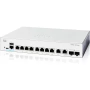 Cisco Catalyst-Switch C1300-8T-E-2G (8xGbE, 2xGbE/SFP-Kombination, lüfterlos)