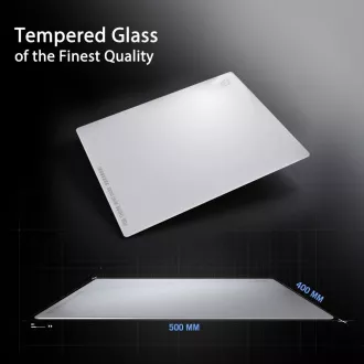 ASUS Mauspad ROG Moonstone ACE (Größe L / Weiß), Glas
