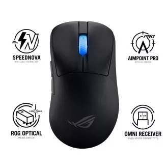 ASUS Maus ROG Keris II Ace, kabellose Gaming-Maus, schwarz ASUS Maus ROG Keris II Ace, kabellose Gaming-Maus, schwarz
