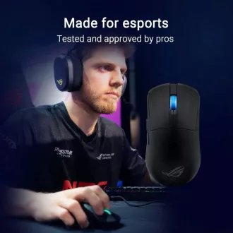 ASUS Gaming-Maus ROG Harpe Ace Mini, Wireless BT, RF 2.4GHz, Schwarz