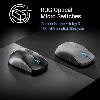 ASUS Gaming-Maus ROG Harpe Ace Mini, Wireless BT, RF 2.4GHz, Schwarz