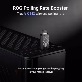 ASUS Gaming-Maus ROG Harpe Ace Extreme, Drahtlos BT, RF 2.4GHz, Schwarz