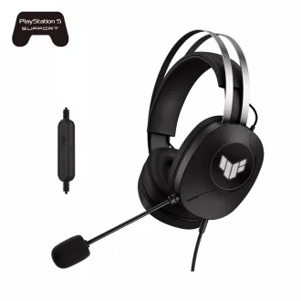 ASUS Headset TUF Gaming H1 GEN II, Kabelgebundenes Gaming-Headset, Schwarz ASUS Headset TUF Gaming H1 GEN II, Kabelgebundenes Gaming-Headset, Schwarz