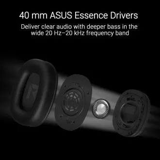 ASUS Headset TUF Gaming H1 GEN II, Kabelgebundenes Gaming-Headset, Schwarz ASUS Headset TUF Gaming H1 GEN II, Kabelgebundenes Gaming-Headset, Schwarz
