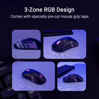 ASUS Maus ROG Keris II Origin, kabellose Gaming-Maus, schwarz ASUS Maus ROG Keris II Origin, kabellose Gaming-Maus, schwarz