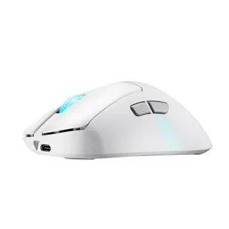 ASUS Maus ROG Keris II Origin, kabellose Gaming-Maus, weiß