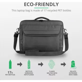 TRUST 15,6 "Atlanta Tragetasche ECO Notebooktasche