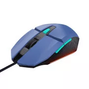 TRUST Maus GXT 109B FELOX Gaming Maus, optisch, USB, blau
