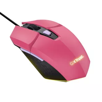 TRUST Maus GXT 109P FELOX Gaming Maus, optisch, USB, rosa TRUST Maus GXT 109P FELOX Gaming Maus, optisch, USB, rosa
