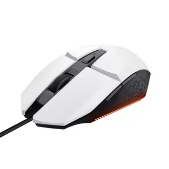 TRUST Maus GXT 109W FELOX Gaming Maus, optisch, USB, weiß TRUST Maus GXT 109W FELOX Gaming Maus, optisch, USB, weiß