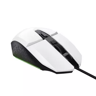TRUST Maus GXT 109W FELOX Gaming Maus, optisch, USB, weiß TRUST Maus GXT 109W FELOX Gaming Maus, optisch, USB, weiß