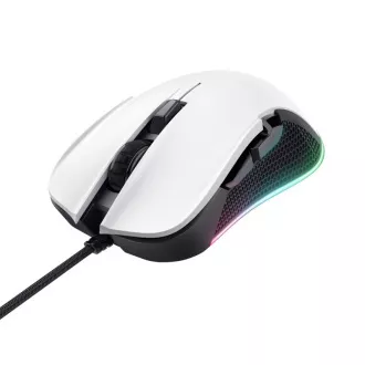TRUST GXT 922W YBAR Eco Gaming-Maus, optisch, USB, weiß TRUST GXT 922W YBAR Eco Gaming-Maus, optisch, USB, weiß