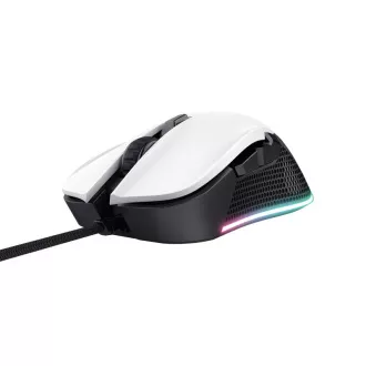 TRUST GXT 922W YBAR Eco Gaming-Maus, optisch, USB, weiß TRUST GXT 922W YBAR Eco Gaming-Maus, optisch, USB, weiß