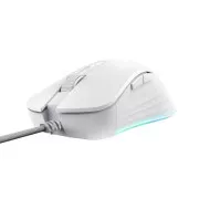 TRUST Gaming-Maus GXT 924W YBAR  Gaming-Maus, optisch, USB, weiß