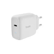 TRUST Ladegerät 45W Maxo, USB-C, Wandladegerät, 2m USB-C Kabel, weiß