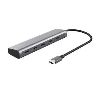 TRUST Halyx Aluminium 5 Anschluss USB 3.2 Gen1 Hub TRUST Halyx Aluminium 5 Anschluss USB 3.2 Gen1 Hub