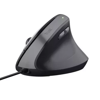TRUST Maus Bayo II Ergonomische vertikale Maus, USB, schwarz