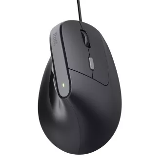 TRUST Maus Bayo II Ergonomische vertikale Maus, USB, schwarz