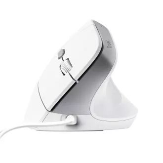 TRUST Maus Bayo II Ergonomische vertikale Maus, USB, weiß TRUST Maus Bayo II Ergonomische vertikale Maus, USB, weiß