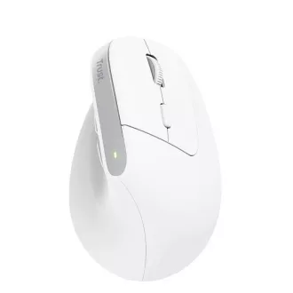 TRUST Bayo  Ergonomische Vertikale Maus, Kabellos, Weiß