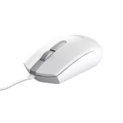 TRUST Maus TM-101, optisch, ECO, USB, weiß
