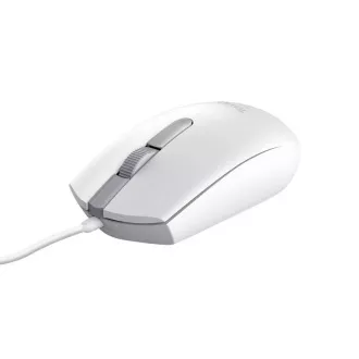 TRUST Maus TM-101, optisch, ECO, USB, weiß
