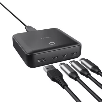 TRUST Power Adapter MAXO 100W, 3x USB-C, 1xUSB-A TRUST Power Adapter MAXO 100W, 3x USB-C, 1xUSB-A