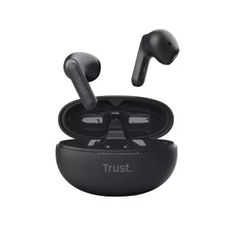 TRUST Kopfhörer Yavi, Bluetooth, Ohrstöpsel, schwarz