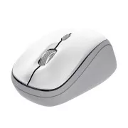 TRUST Maus YVI , Kabellos, Eco, Weiß - bluetooth   wifi