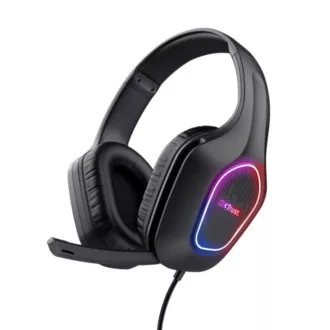 TRUST Gaming Headset GXT 416 ZIROX, LED, USB, 3.5mm Klinke, schwarz