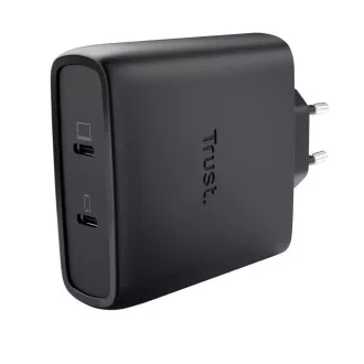 TRUST GaN MAXO 100W 2-Port USB-C Ladegerät, schwarz