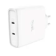 TRUST GaN MAXO 100W 2-Port USB-C Ladegerät, weiß