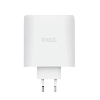 TRUST GaN MAXO 100W 2-Port USB-C Ladegerät, weiß TRUST GaN MAXO 100W 2-Port USB-C Ladegerät, weiß