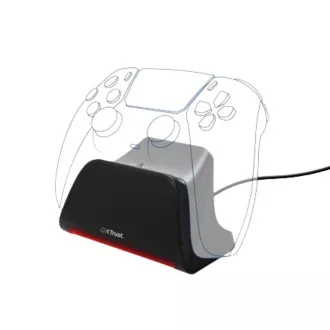 TRUST-Ladestation GXT 255, für PS5-Controller, schwarz TRUST-Ladestation GXT 255, für PS5-Controller, schwarz