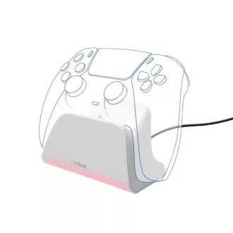 TRUST Ladestation GXT 255W, für PS5-Controller, weiß TRUST Ladestation GXT 255W, für PS5-Controller, weiß