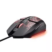 TRUST Maus GXT 113 Felox, Kabelgebunden USB, RGB, schwarz