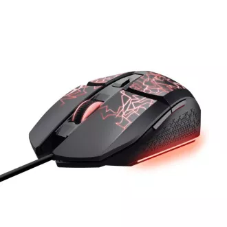 TRUST Maus GXT 113 Felox, Kabelgebunden USB, RGB, schwarz